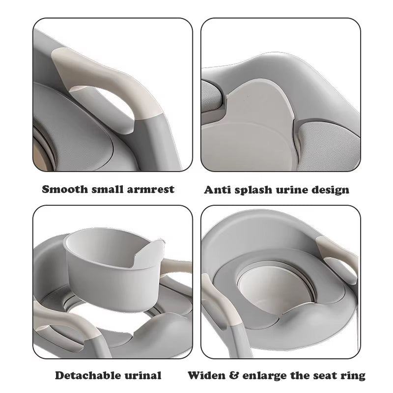 Newly Upgraded Baby Boy Portable Potty Child Potty Training Seat Baby Toilet Pot Step Stool Baby Potty Portable Child Urinal