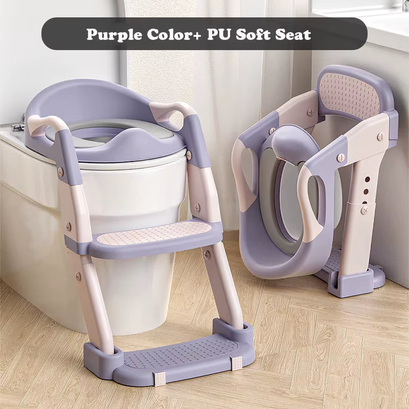 Newly Upgraded Baby Boy Portable Potty Child Potty Training Seat Baby Toilet Pot Step Stool Baby Potty Portable Child Urinal